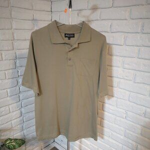 2/$20.00 Mix & Match - NWT Mountain Ridge Men's Short Sleeve Taupe Polo